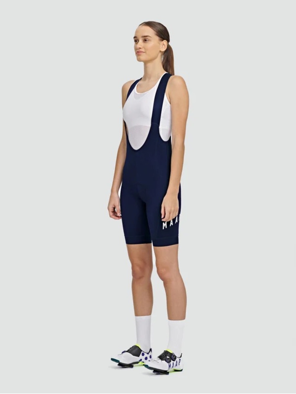MAAP Women’s Team Bib 3.0 Navy/Navy in Size Small